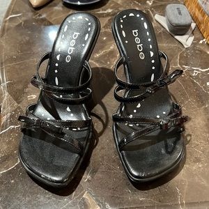Sandals on a platform by Bebe